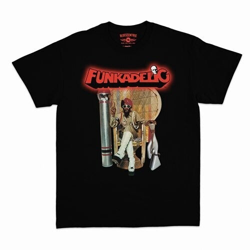 Funkadelic Uncle Jam Peacock T-shirt Black Large - Funkadelic Uncle Jam Peacock T-shirt Black Large - Apparel