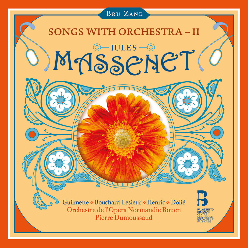 Massenet: Songs With Orchestra Vol. 2 Music CD