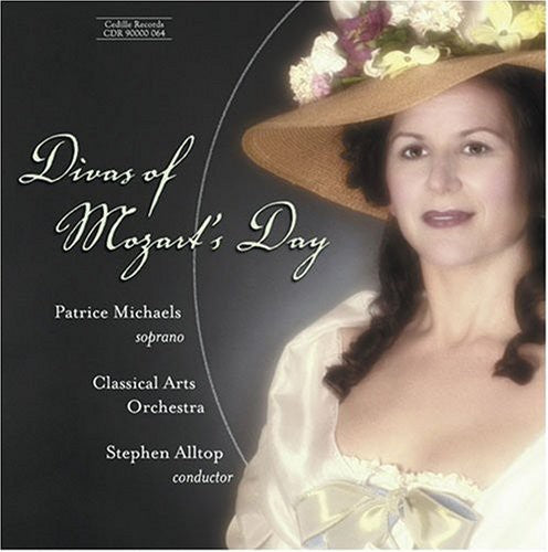 the album cover for Stephen Alltop - Divas of Mozart's Day