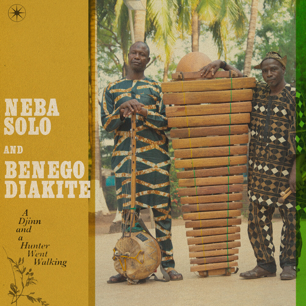 the album cover for Neba Solo / Benogo Diakite - Djinn And A Hunter Went Walking (Ofgv)