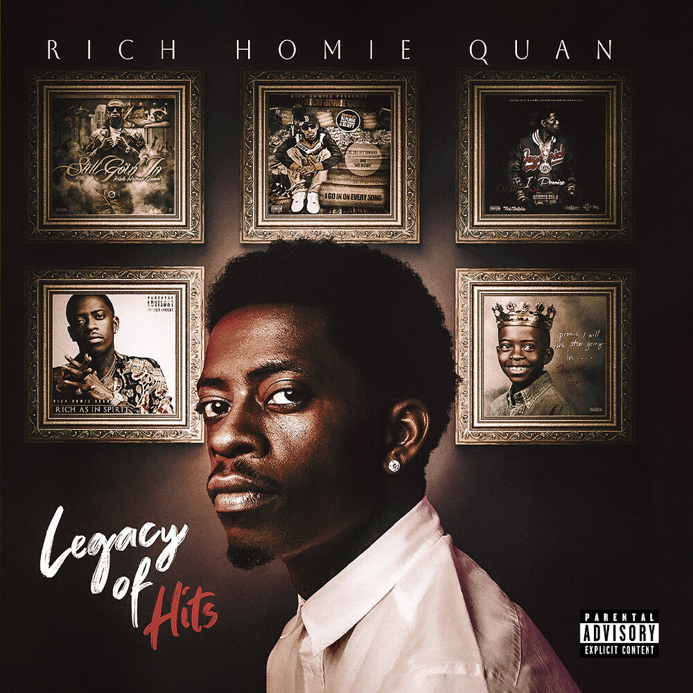 the album cover for Rich Homie Quan - Legacy Of Hits