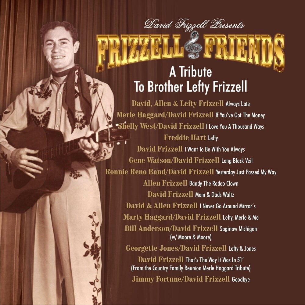 the album cover for David Frizzell & Friends - Tribute To Brother Lefty Frizzell