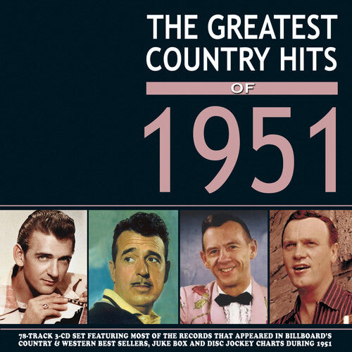 Greatest Country Hits Of 1951 / Various Music CD