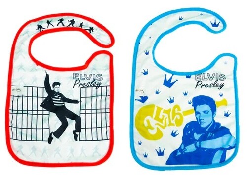 Daphyls Elvis Soft Bibs 2 Pack Dapeb2pk - Daphyls Elvis Soft Bibs 2 Pack Dapeb2pk - Apparel