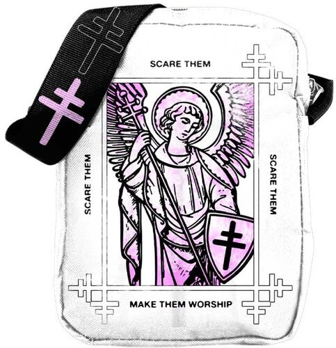 Rocksax President Angel Logo Crossbody Bag White - Rocksax President Angel Logo Crossbody Bag White - Special Products