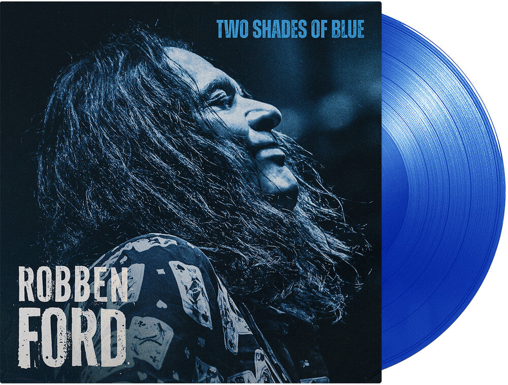 the album cover for Robben Ford - Two Shades Of Blue