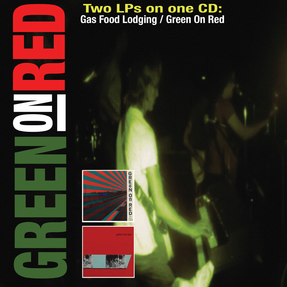 the album cover for Green On Red - Gas Food Lodging / Green On Red (Hol)