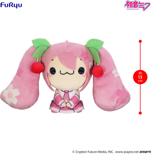 Hatsune Miku Mochipico Sakura Miku Ver A Plush - Hatsune Miku Mochipico Sakura Miku Ver A Plush - Collectibles