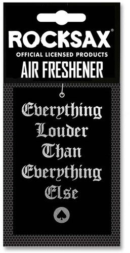 Rocksax Motorhead Everything Loud Air Freshener - Rocksax Motorhead Everything Loud Air Freshener - Special Products