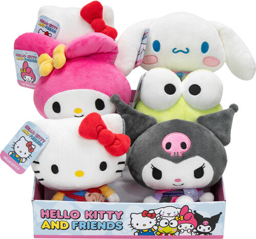 Jazwares - Hello Kitty - 8in Core Plush 6ct Pdq - Jazwares - Hello Kitty - 8in Core Plush 6ct Pdq - Collectibles