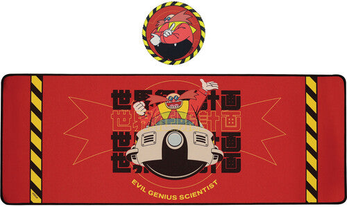 Sonic The Hedgehog - Dr Eggman Deskpad Coaster Set - Sonic The Hedgehog - Dr Eggman Deskpad Coaster Set - Collectibles