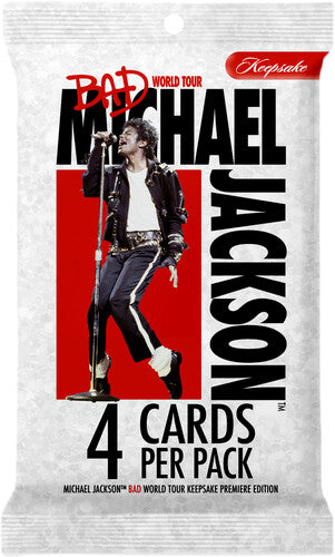 Michael Jackson Bad Keepsake Cards Hanger Box - Michael Jackson Bad Keepsake Cards Hanger Box - Collectibles