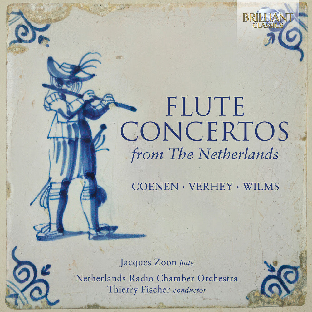 the album cover for Jacques Zoon - Flute Cons From The Netherlands - Coenen Wilms Ver