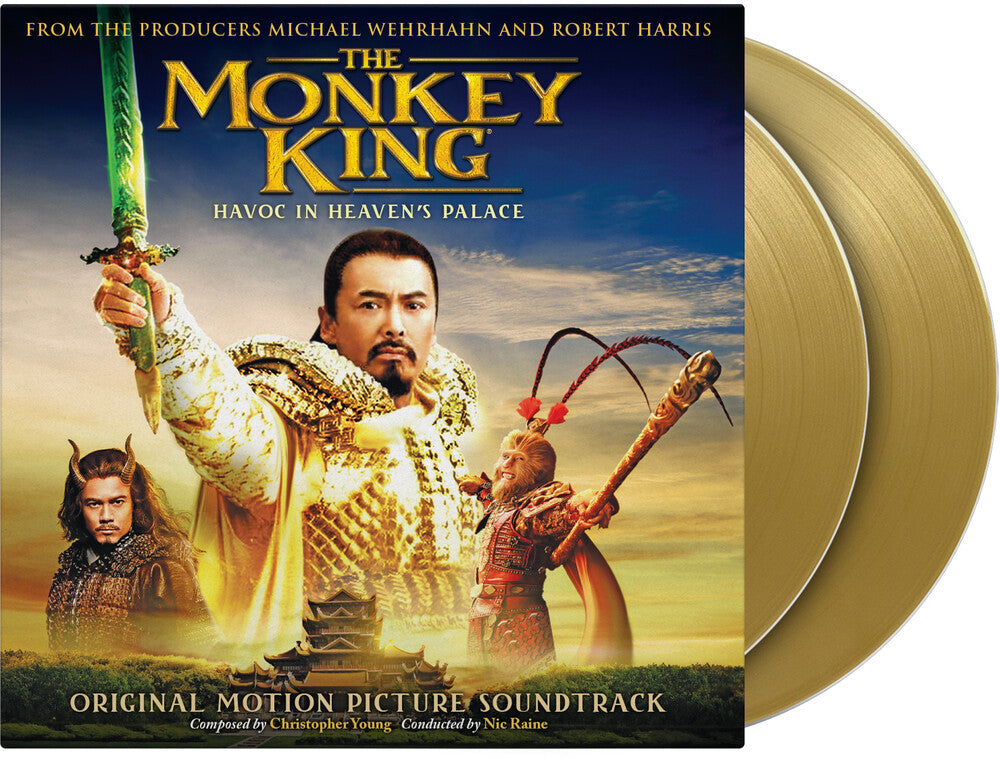 the album cover for Christopher Young (Colv) (Gol) (Ltd) (Ogv) - Monkey King: Havoc In Heaven's Palace - O.S.T.