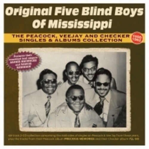 Original Five Blind Boys Of Mississippi - Peacock, Vee Jay And Checker Singles & Albums - Music CD