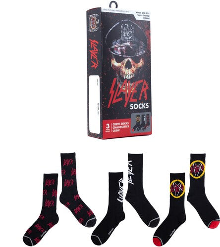 Perri's Slayer Crew Socks 3 Pack Gift Box - Perri's Slayer Crew Socks 3 Pack Gift Box - Apparel