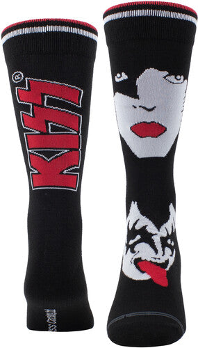 Perri's Kiss Sketch Crew Socks - Perri's Kiss Sketch Crew Socks - Apparel