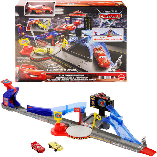 Disney Pixar Cars - Pixar Cars Piston Cup Stunting Speedway Playset - Collectibles
