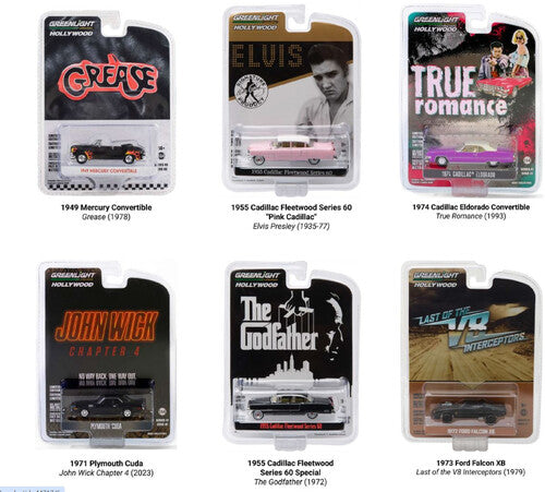 1:64 Hollywood Greatest Hits 2 6pk Die-cast Asst - 1:64 Hollywood Greatest Hits 2 6pk Die-cast Asst - Collectibles