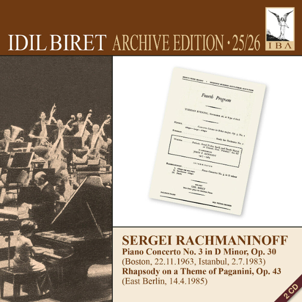 Rachmaninoff: Pno Concerto No. 3 & Rhapsody On A Music CD