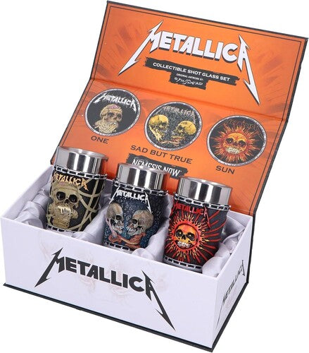 Nemesis Now - Metallica Shot Glass Set - Nemesis Now - Metallica Shot Glass Set - Collectibles