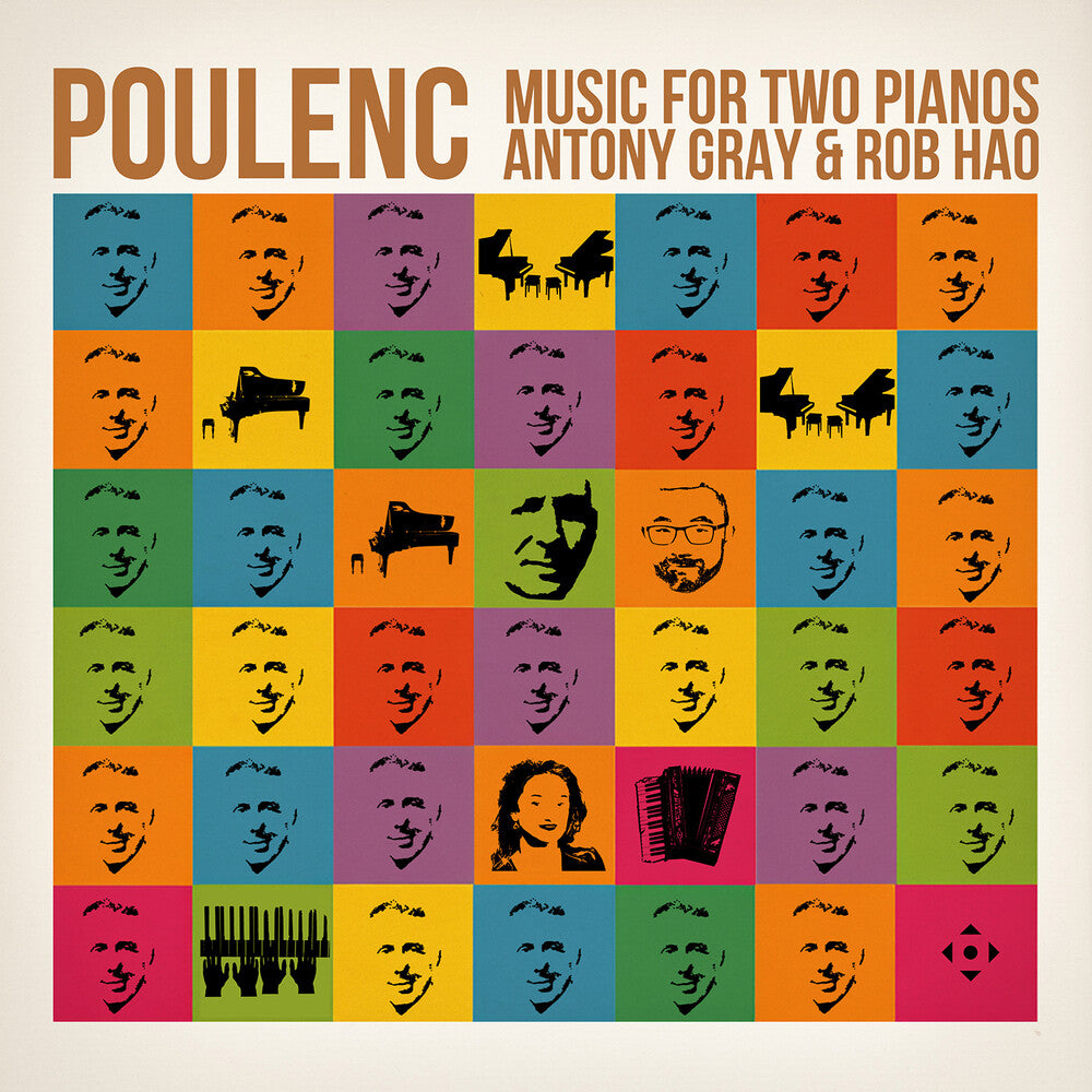 Poulenc: Music For Two Pnos Music CD