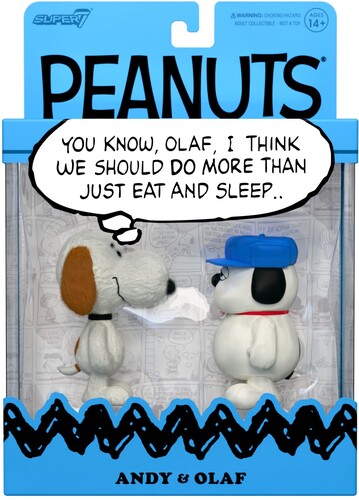 Peanuts Reaction Figures - Olaf & Andy (2-pack) - Peanuts Reaction Figures - Olaf & Andy (2-pack) - Collectibles