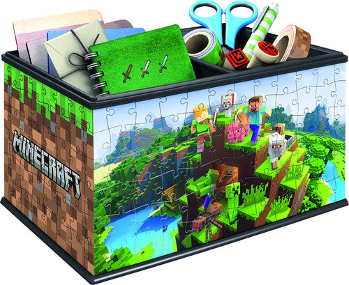 Ravensburger - Minecraft Storage Box 216 Piece 3d Puzzle - Games