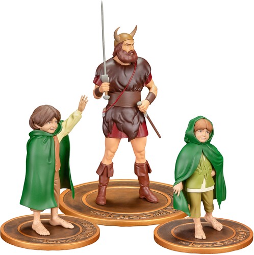 Lotr Animated Fig Set (merry Pippin Boromir) - Lotr Animated Fig Set (merry Pippin Boromir) - Collectibles