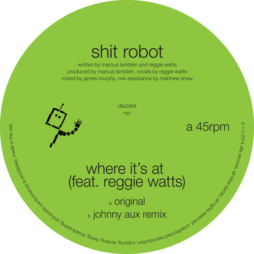 Shit Robot - Where It's At (feat. Reggie Watts) - Vinyl Record