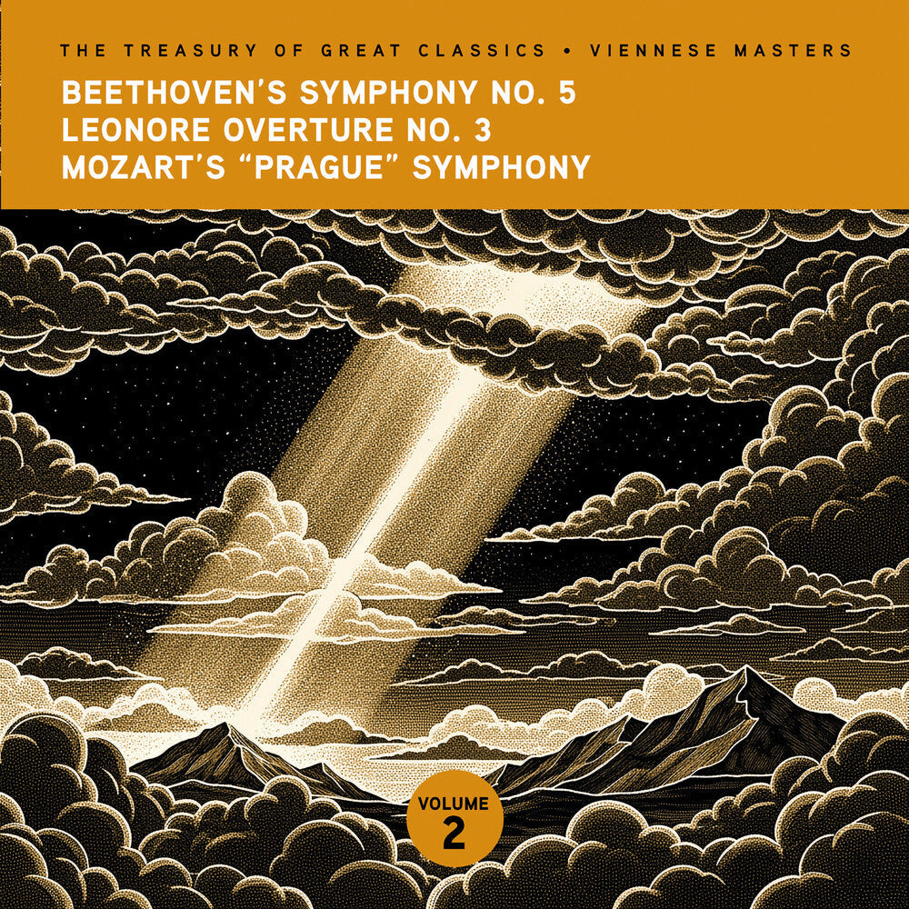 The Treasury of Great Classics - Viennese Masters - Vol. 2. Beethoven Symphony No. 5, Leonore Overture No. 3 & Mozart "Prague" S Music CD