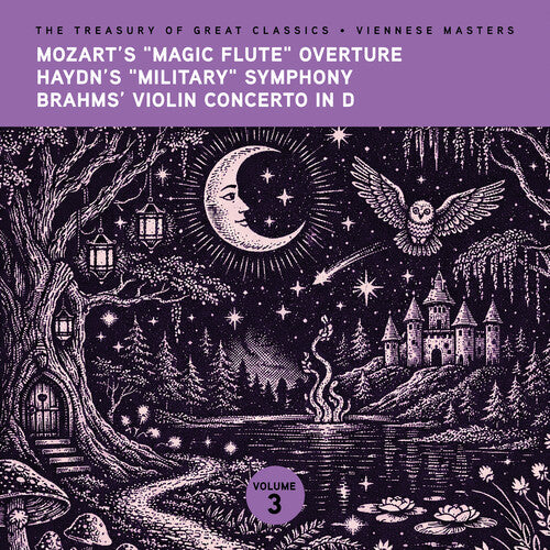 The Treasury of Great Classics - Viennese Masters - Vol. 3. Mozart's "Magic Flute" Overture, Haydn's "Military" Symphony, Brahms Music CD