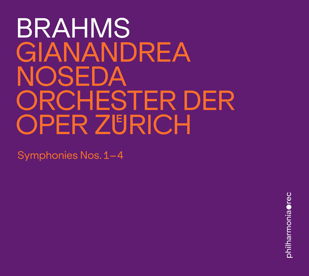 Pre-Order: Johannes Brahms: Syms 1-4 Music CD