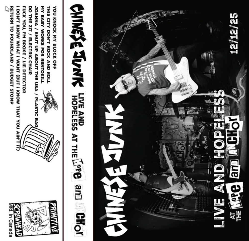Live & Hopeless at the Hope & Anchor Music Cassette Tape