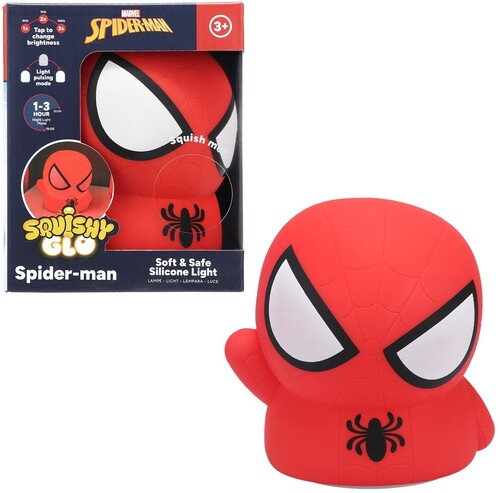 Spiderman Squishglo Silicone Light Rechargeable - Spiderman Squishglo Silicone Light Rechargeable - Novelties