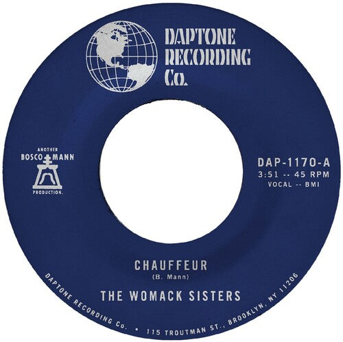 Womack Sisters - Chauffeur B/w Instrumental - Vinyl Record