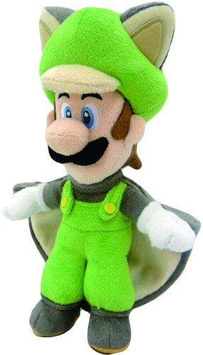 Nintendo - Super Mario Flying Squirrel Luigi Plush - Nintendo - Super Mario Flying Squirrel Luigi Plush - Collectibles
