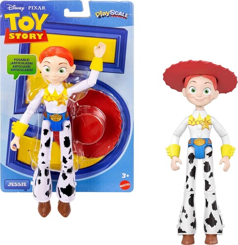 Pixar Toy Story - Toy Story Jessie 7in Action Figure With Badge - Collectibles
