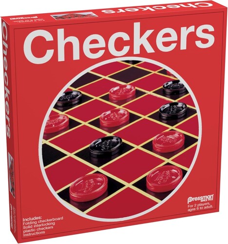 Pressman Games - Pressman Classic Games Checkers - Games