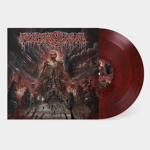 Fleshcrawl - Epitome Of Carnage - Carnivorous Wrath Marbled - Vinyl Record