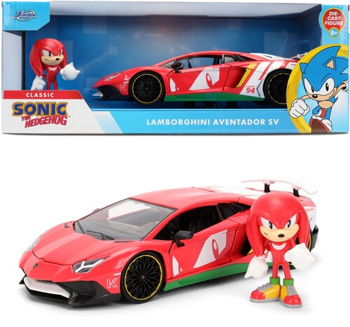 Jada 1/24 Hwr Lambo Aventador Die-cast & Knuckles - Jada 1/24 Hwr Lambo Aventador Die-cast & Knuckles - Collectibles