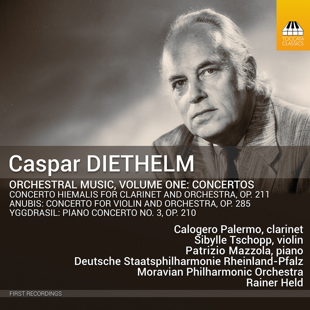 Patrizio Mazzola – Caspar Diethelm: Orchestral Music Vol. 1 - Concert Music CD