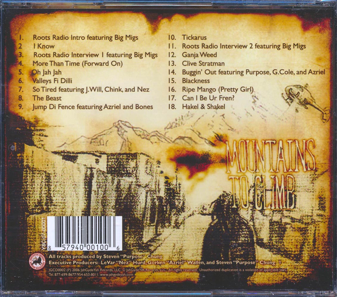 Jahyut - Mountains To Climb Music CD