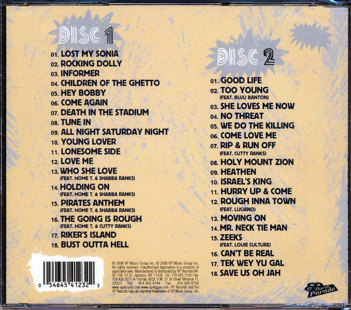 Cocoa Tea - Reggae Anthology: The Sweet Sound Of Cocoa Tea (36 tracks) (2xCD) Music CD