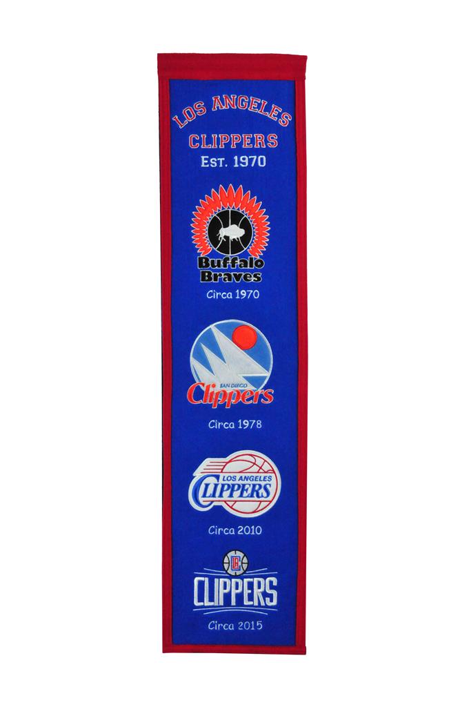 Los Angeles Clippers NBA Basketball Heritage Banner