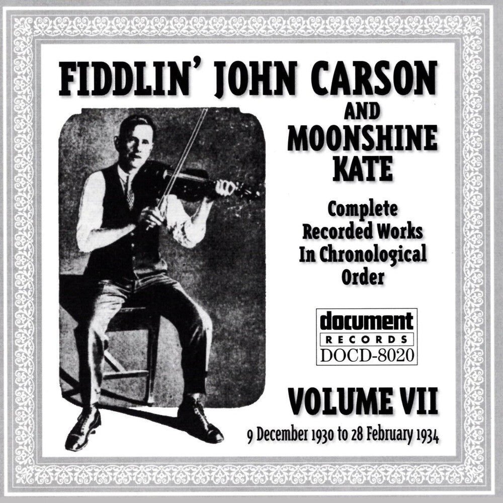 the album cover for Fiddlin Carson John - Vol. 7-(1930-34)