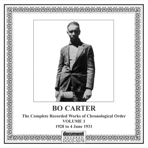Carter,bo - Bo Carter 1 1928-1931 - Music CD