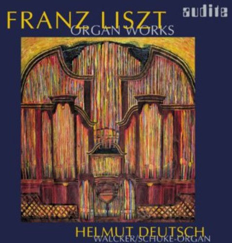the album cover for F. LISZT - Organ Works
