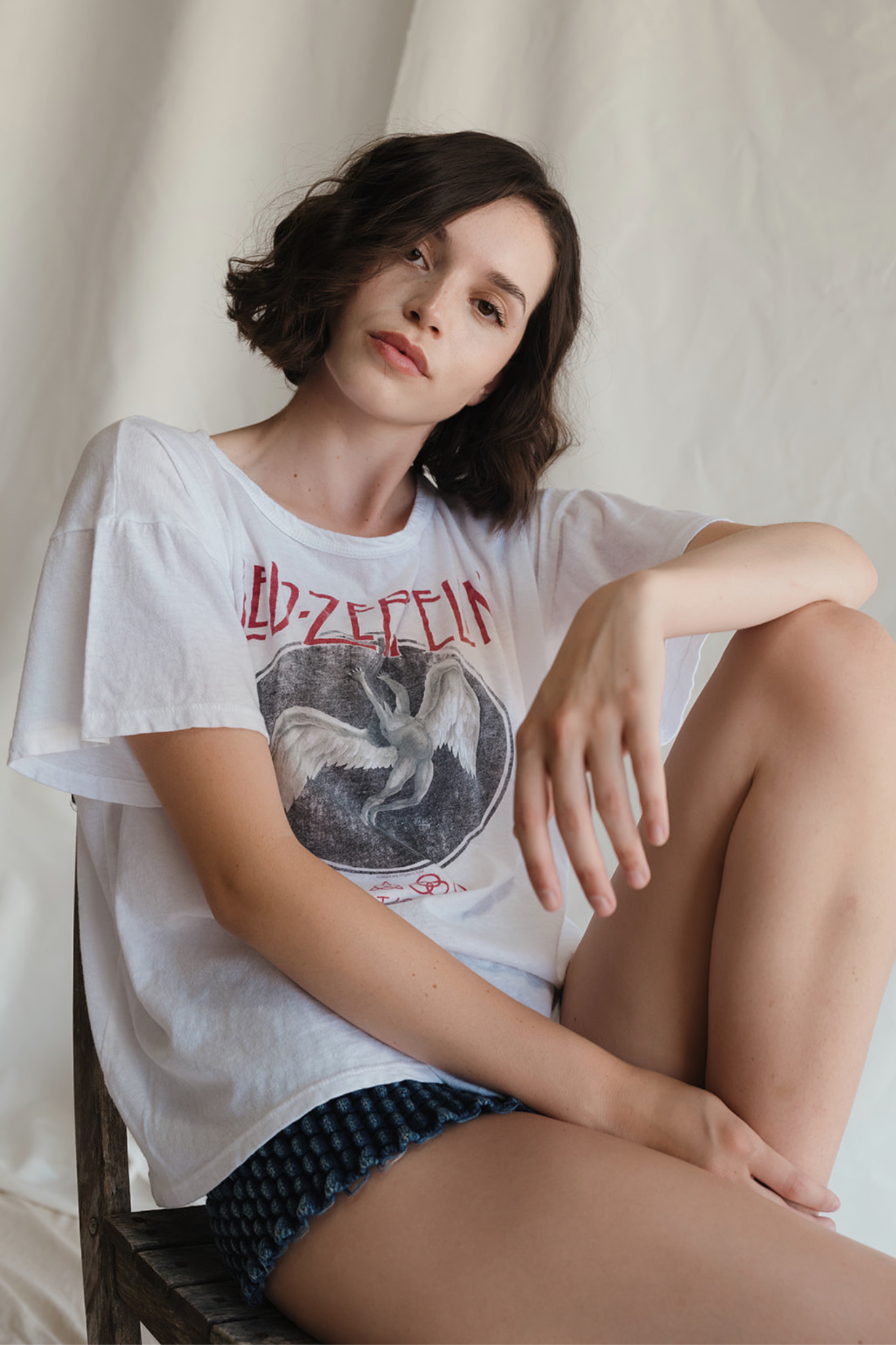 Led Zeppelin Swan 1968 Tee Womens T Shirt