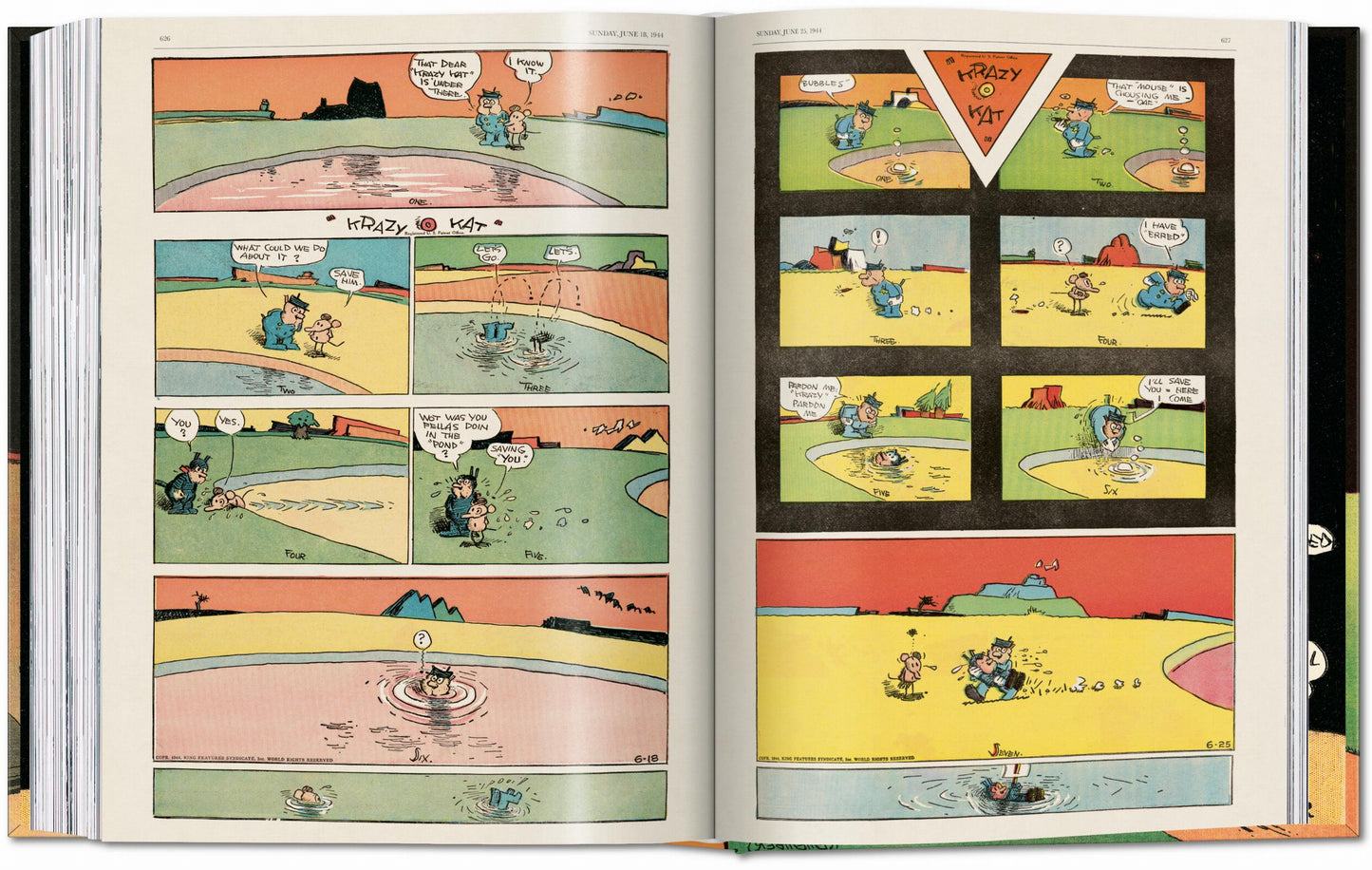 George Herriman. Krazy Kat. The Complete Color Sundays 1935–1944 (English) Book
